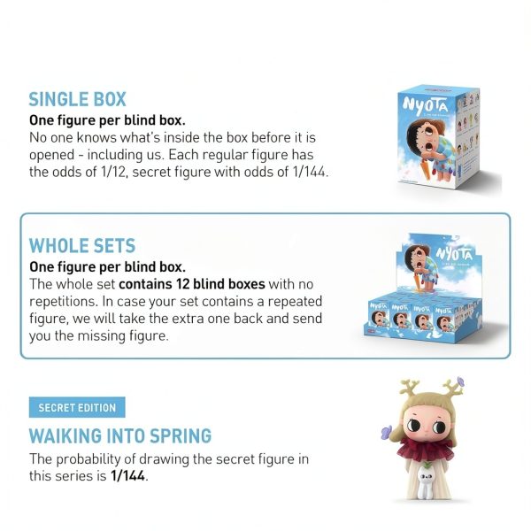 POP MART Nyota I Am the Seasons Blind Box Figures Collection-1