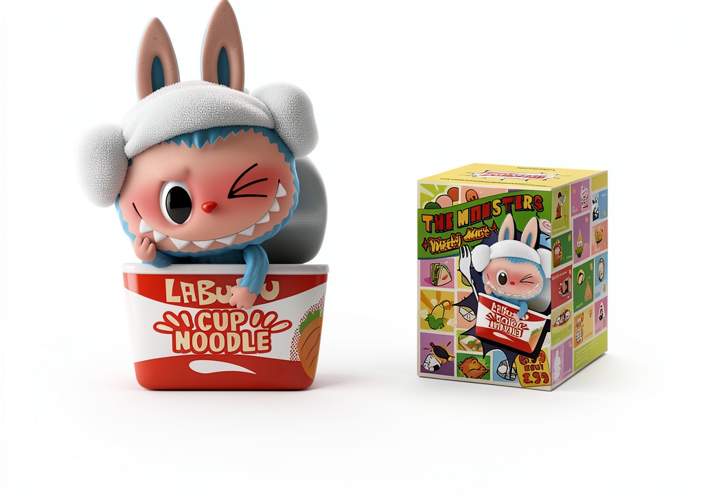 POP MART Monsters Wacky Mart Series Figures displayed in packaging