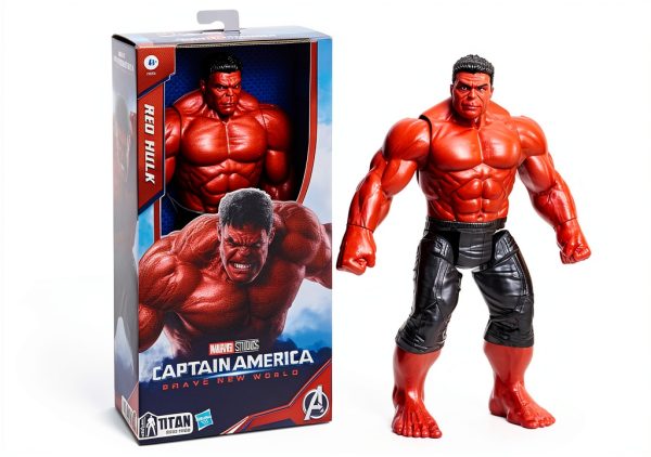 Red Hulk Action Figure Hasbro Titan Hero Series Posable-3