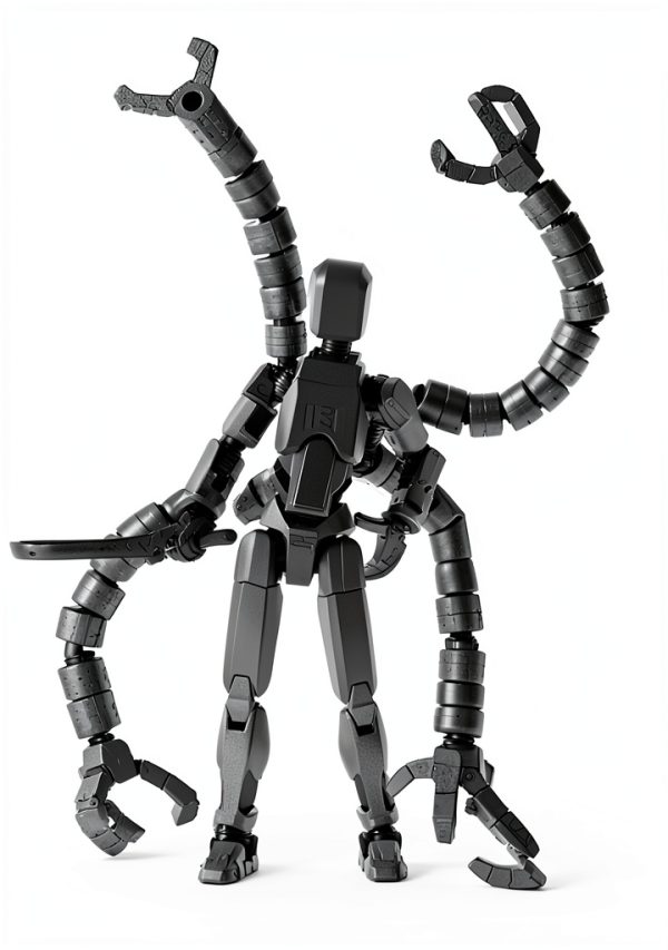 PkghoKids T13 Robot Action Figure Fully Articulated PETG-5