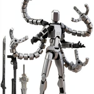 PkghoKids T13 Robot Action Figure Fully Articulated PETG-0