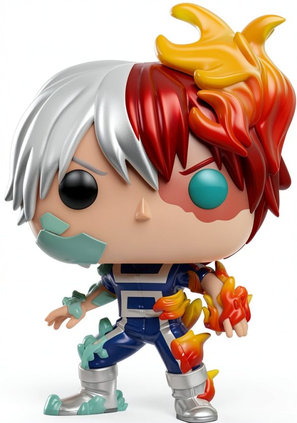 Todoroki Metallic Action Figure Funko My Hero Academia Toy-1