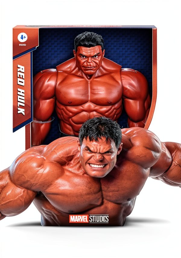 Red Hulk Action Figure Hasbro Titan Hero Series Posable-1