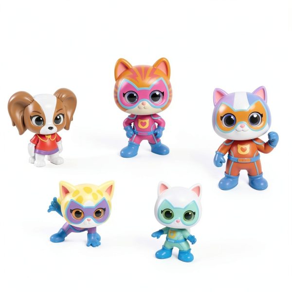SuperKitties Action Figures Just Play Kids Toys Ages 3+-6
