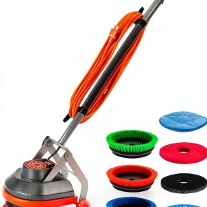 Commercial Floor Scrubber HHQ Floor Buffer-01 Orange Heavy‑Duty-0