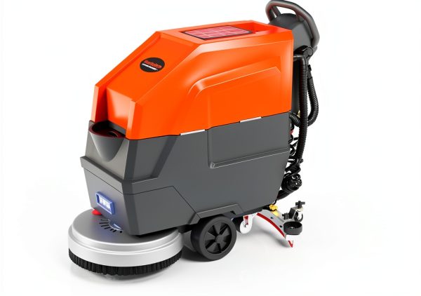 Walk Behind Floor Scrubber HANTINSTOM 20in Wide 14.5 Gal Tank 4Hour-0