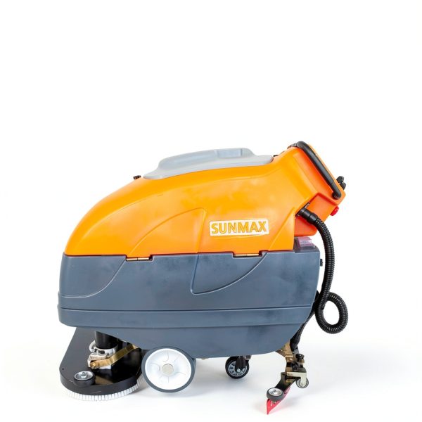 SUNMAX 34" Self-Propelled Commercial Floor Scrubber 33‑Gal Tank Orange-1