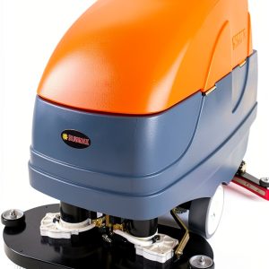SUNMAX 34" Self-Propelled Commercial Floor Scrubber 33‑Gal Tank Orange-0