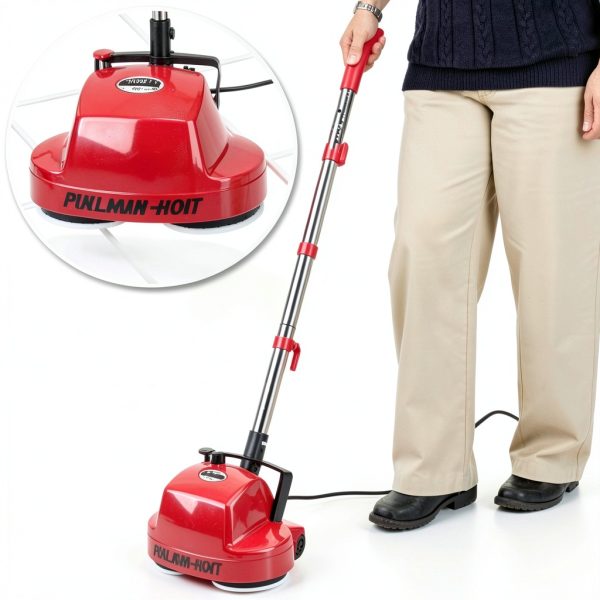 Scrubber Boss Polisher B200752 Gloss 470rpm 18ft 3-Wire Cord Red-1