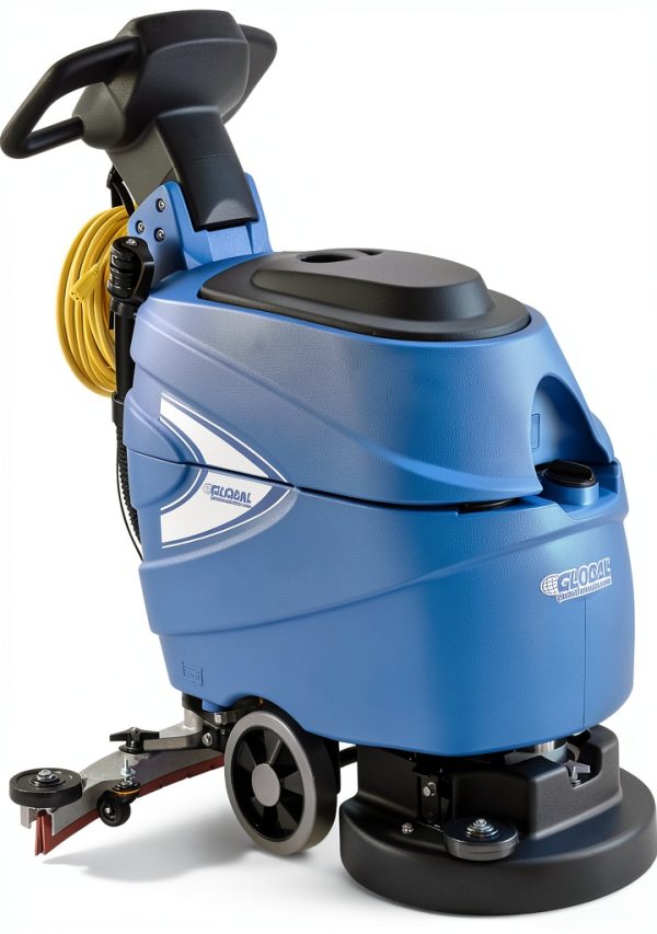Walk Behind Floor Scrubber Global Industrial 17" 9.2/10.5 Tanks-0