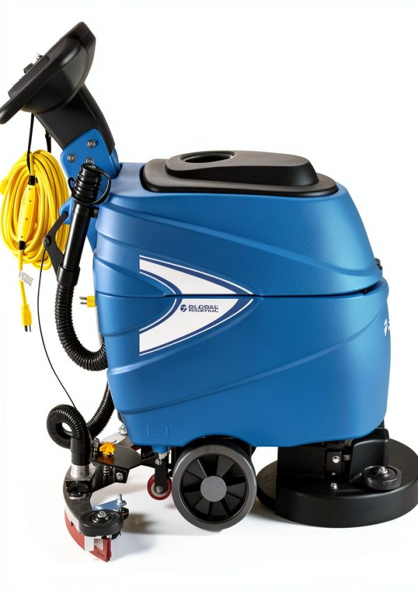 Walk Behind Floor Scrubber Global Industrial 17" 9.2/10.5 Tanks-1