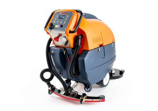 SUNMAX 34" Self-Propelled Commercial Floor Scrubber 33‑Gal Tank Orange-3