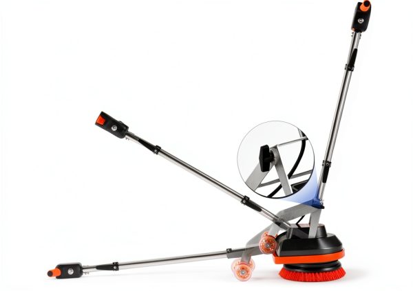 Commercial Floor Scrubber HHQ Floor Buffer-01 Orange Heavy‑Duty-4