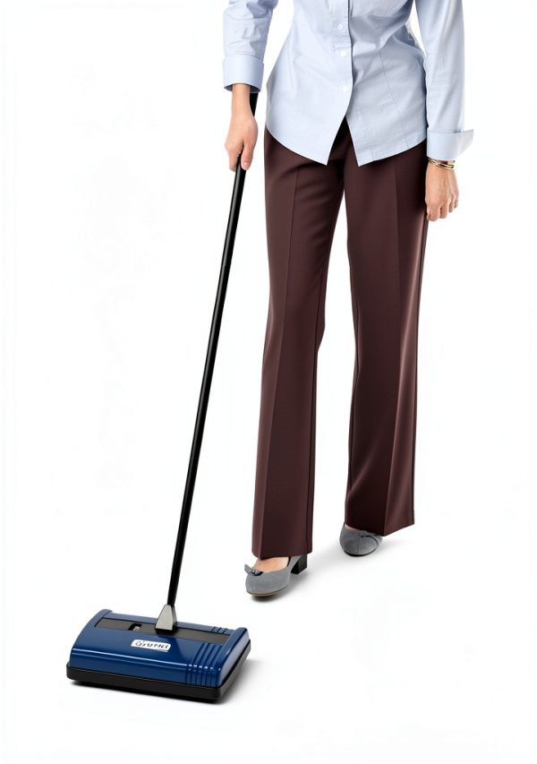 Carpet Sweeper Duo-Sweeper by Carlisle – Rubberized Manual Cleaner-5