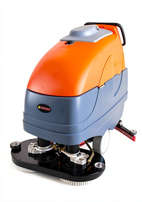 SUNMAX 34" Self-Propelled Commercial Floor Scrubber 33‑Gal Tank Orange-7