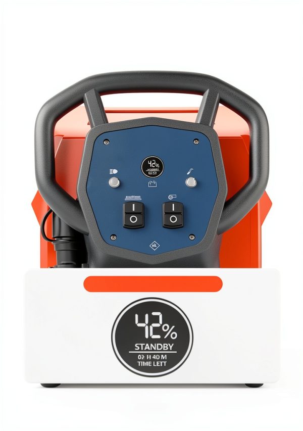 Walk Behind Floor Scrubber HANTINSTOM 20in Wide 14.5 Gal Tank 4Hour-4