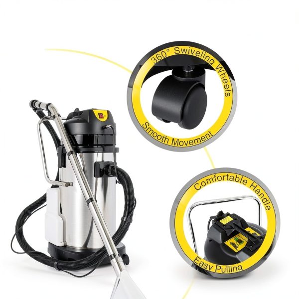 Commercial Carpet Cleaner Machine LIAPDG 1034W 2-in-1 Tanks 6 Tools-6