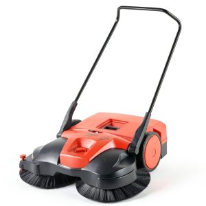 Haaga 697 Profi-line Battery Triple Brush Sweeper 38" Wide 13.2 Gallon-0