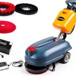 Commercial Compact Floor Scrubber Dryer SUNMAX RT15+ Orange 14"-0