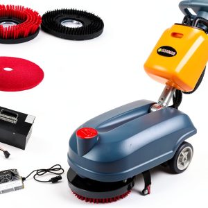 Commercial Compact Floor Scrubber Dryer SUNMAX RT15+ Orange 14"-0